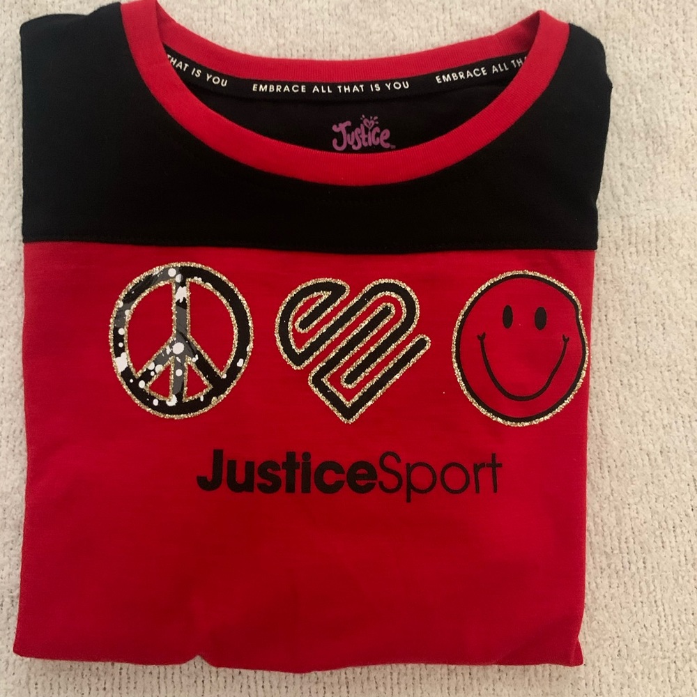 Girls Justice Sport Long Sleeve Tee